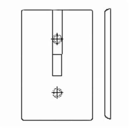 Combination 2 Gang Wallplate